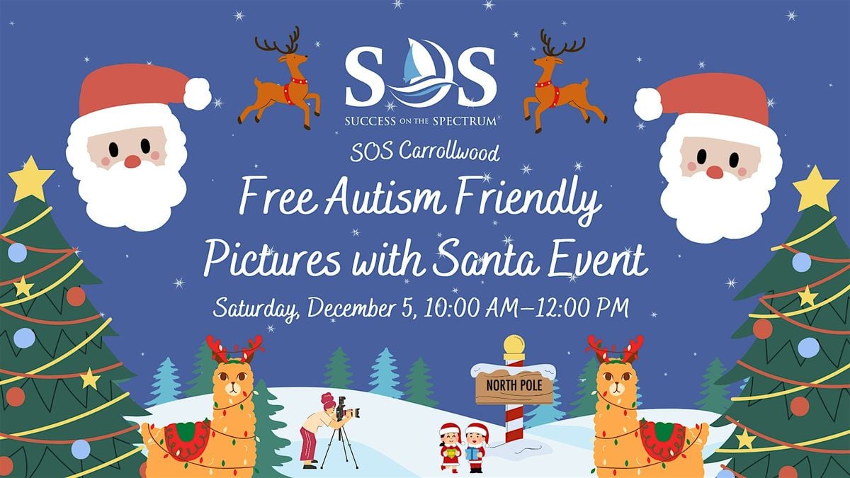 Free Autism Pictures with Santa Event